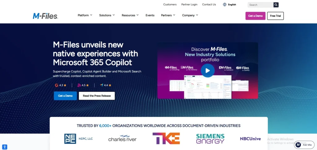 Document Management Software- M-Files