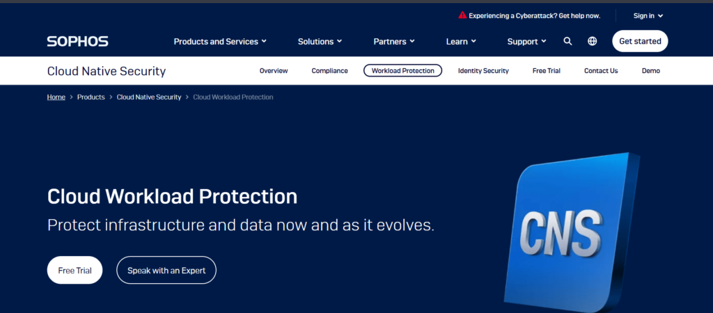 Cloud Workload Protection Platform – Sophos Cloud Workload Protection