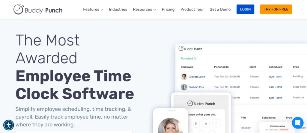 Attendance Tracking Software – Buddy Punch

