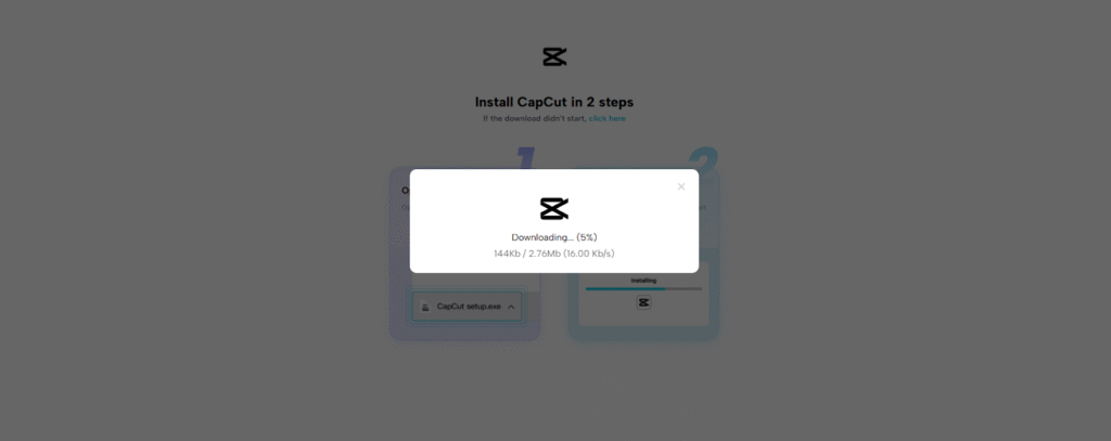 Steps to Use the AI Voice Generator on CapCut PC - Download and Install CapCut PC