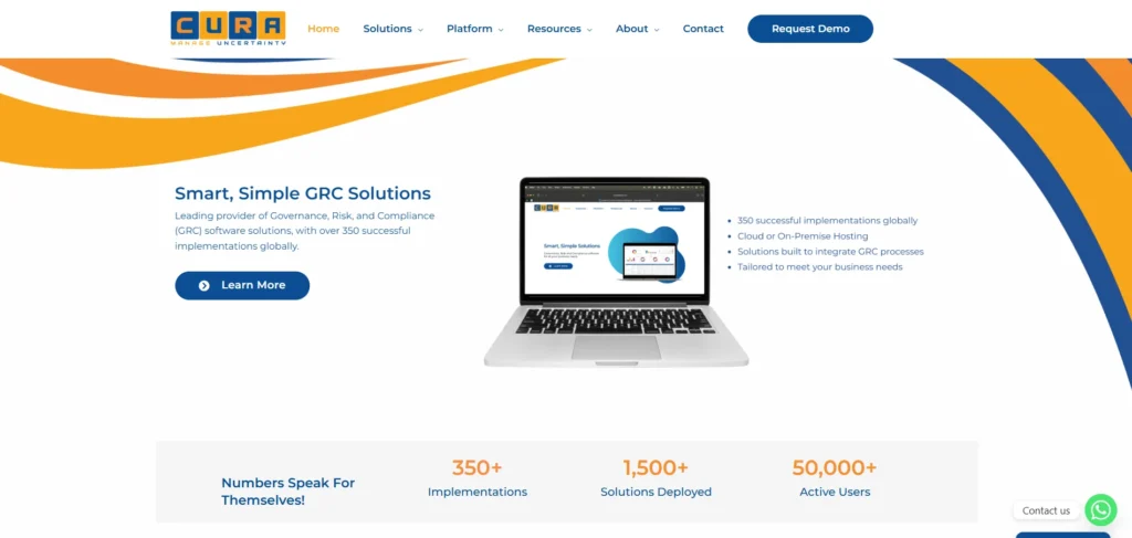Risk Management Software - CURA Enterprise Risk Management