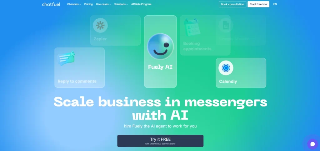 AI Agent for Ecommerce - Chatfuel