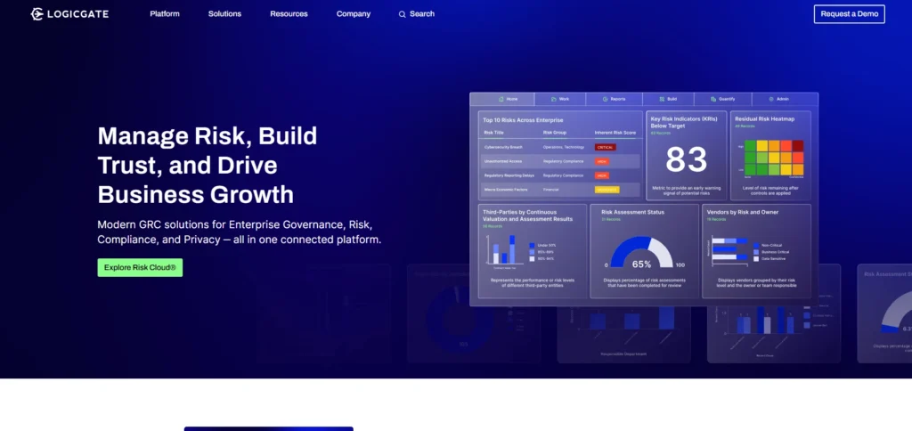 Risk Management Software - LogicGate Risk Cloud
