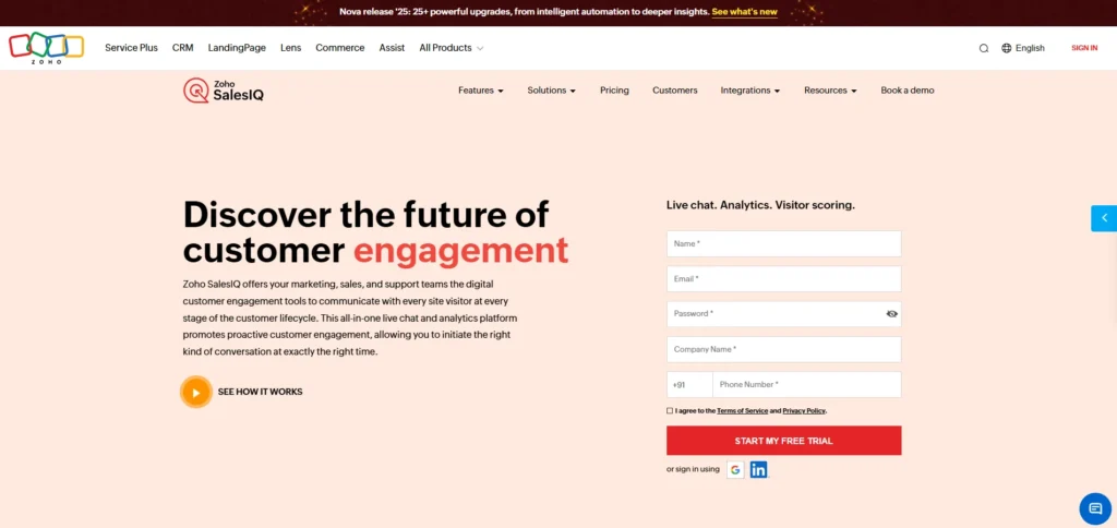 AI Agent for Ecommerce - Zoho SalesIQ