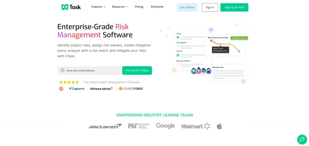 Risk Management Software - nTask Risk Management