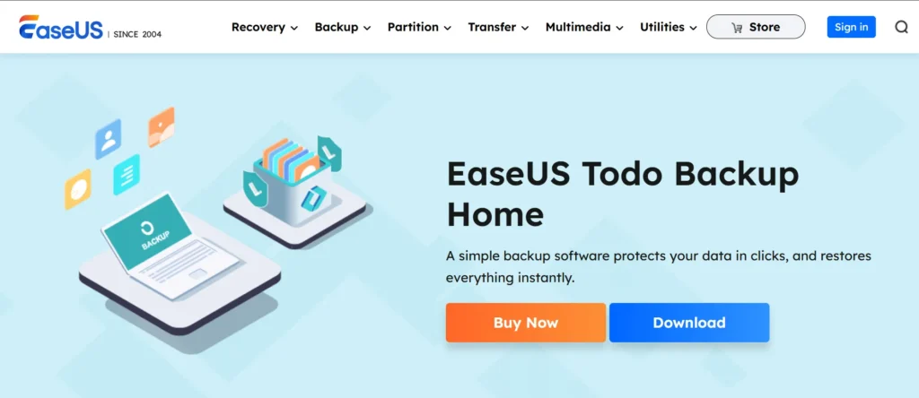 EaseUS Todo Backup - Hard Drive Cloning Software
