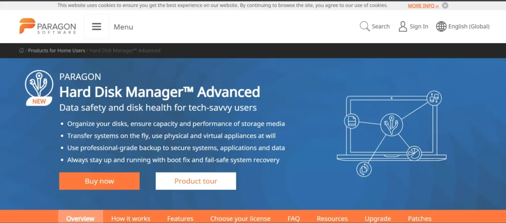 Paragon Hard Disk Manager - Hard Drive Cloning Software