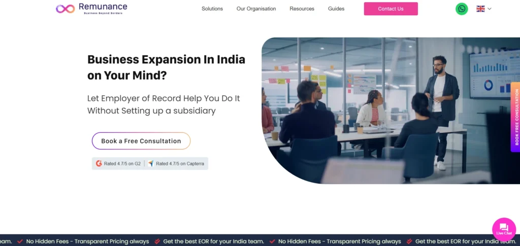 EOR Companies in India-Remunance