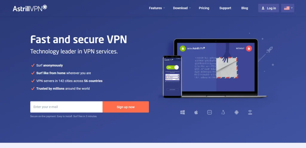 Proton VPN Alternative: Astrill VPN