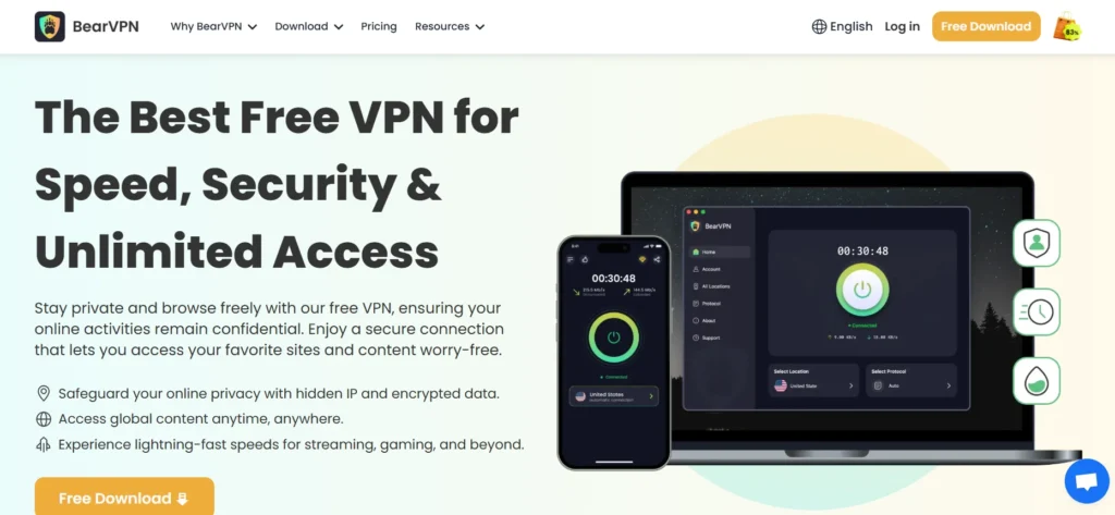 Proton VPN Alternative: BearVPN