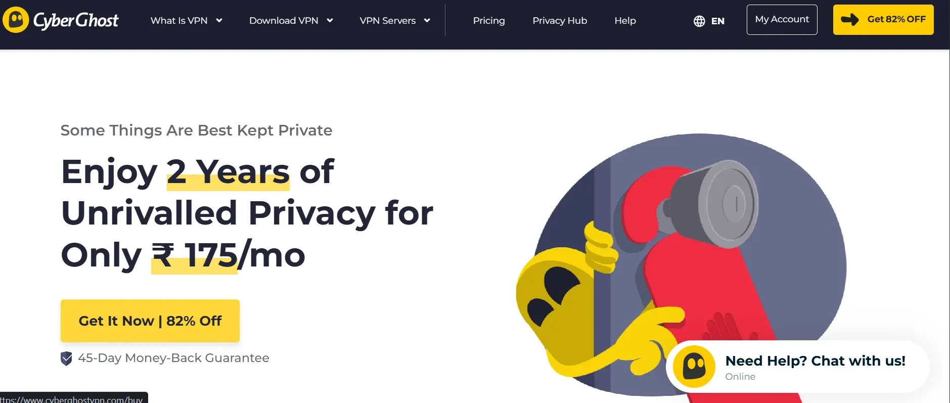CyberGhost  - VPN for Firefox
