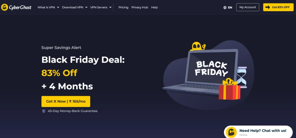 Proton VPN Alternative: Cyber Ghost