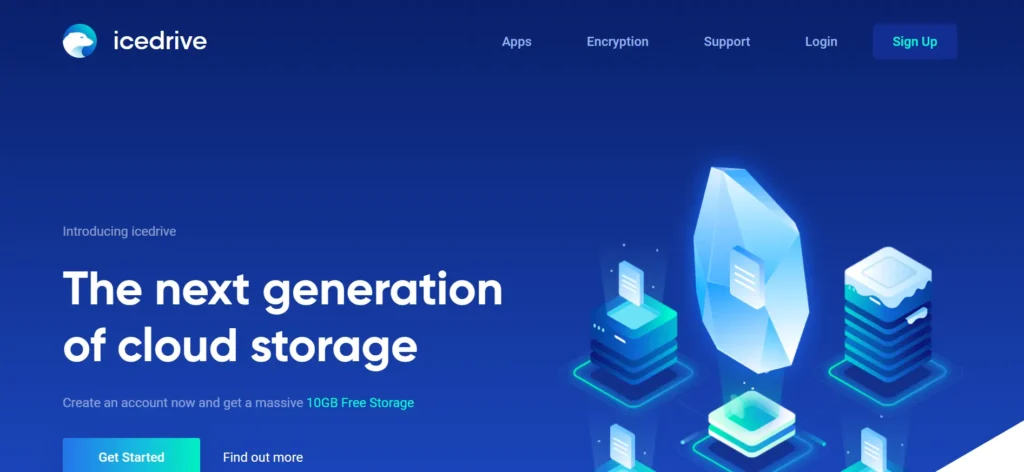 Icedrive - Cloud Storage Alternatives