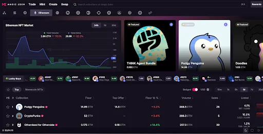 Key Features of Magic Eden’s NFT Marketplace