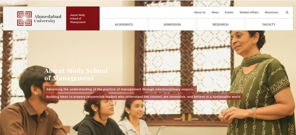 MBA Colleges in Ahmedabad Amrut Mody