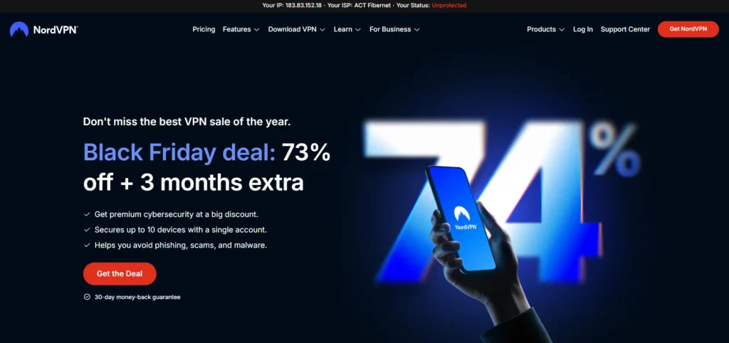 Proton VPN Alternative: NordVPN