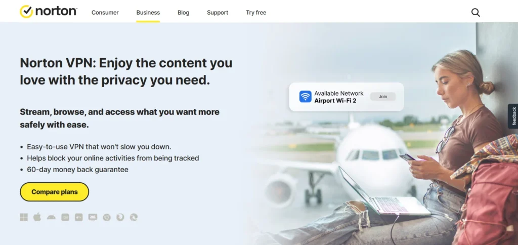 Proton VPN Alternative: Norton Secure VPN