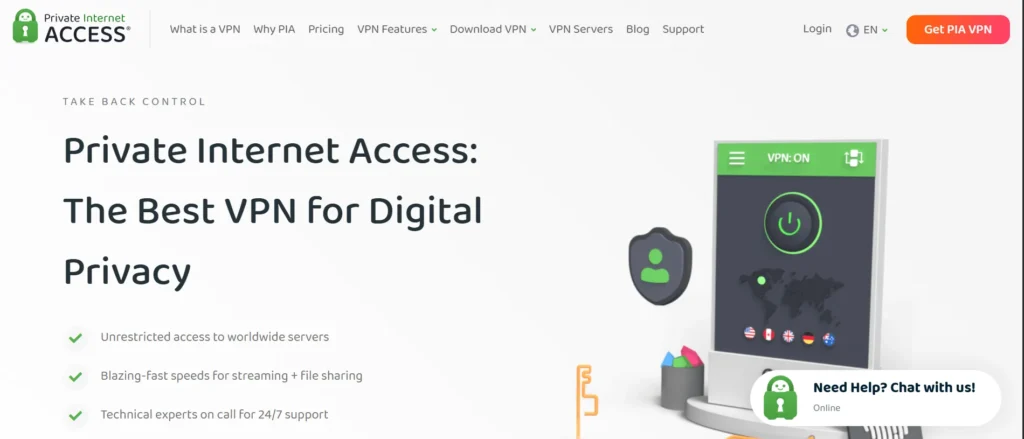 Private Internet Access - VPN for Windows