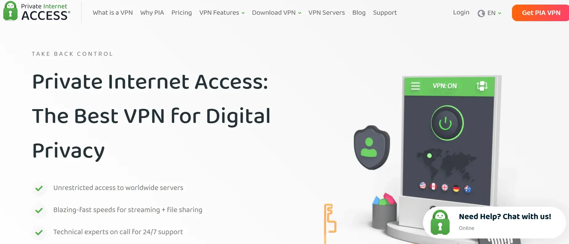 Private Internet Access - VPN for Firefox
