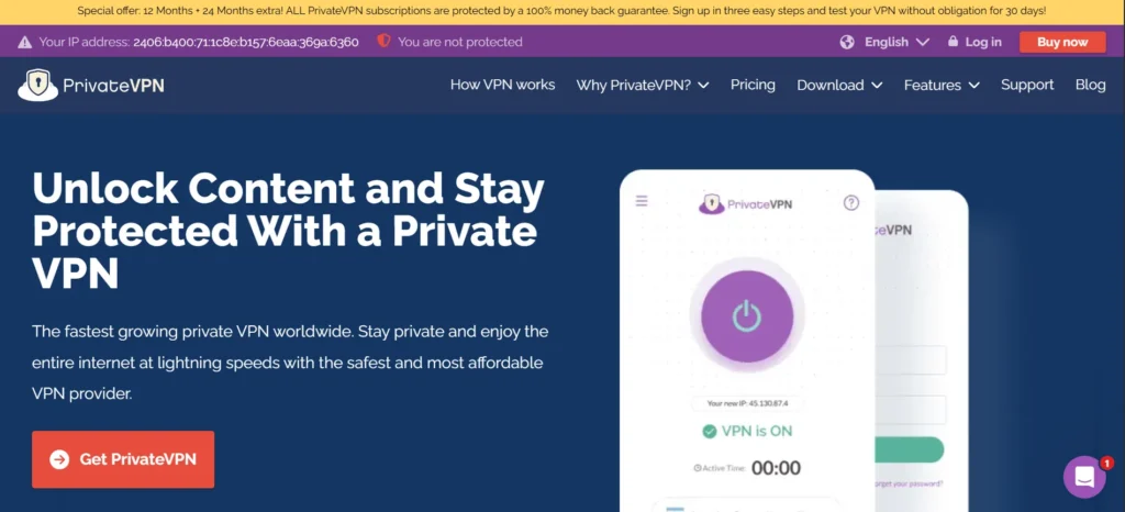 PrivateVPN  - VPN for Firefox