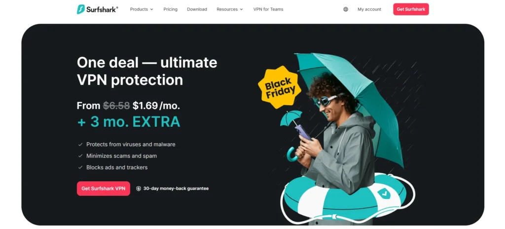 Proton VPN Alternative: Surfshark VPN