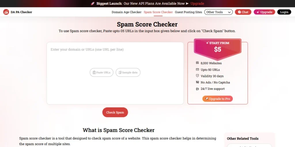 Spam Score Checker Tools