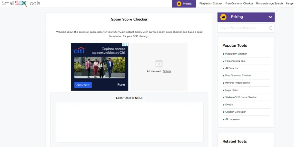 Spam Score Checker Tools