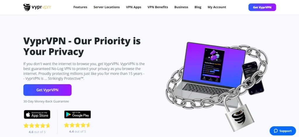 Proton VPN Alternative: VyprVPN
