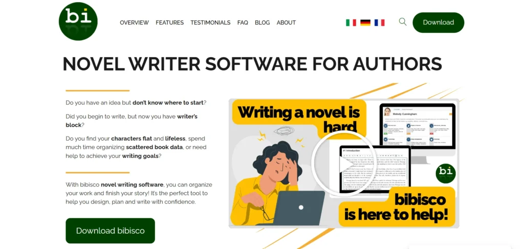Script Writing Software - Bibisco
