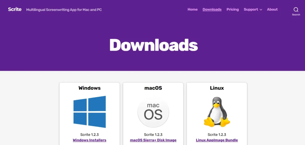 Script Writing Software - Scrite (Windows, macOS, Linux)