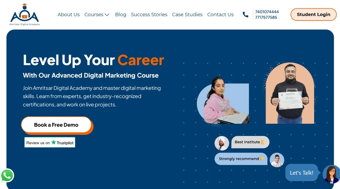 amritsardigitalacademy - digital marketing companies in Amritsar