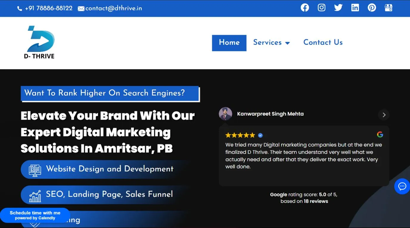 dthrive - digital marketing companies in Amritsar