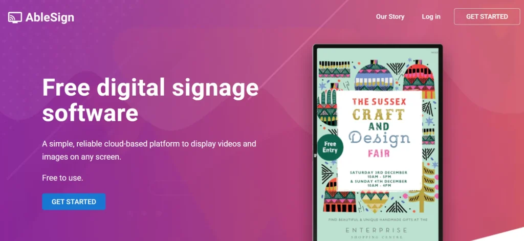 AbleSign - Digital Signage Software Tool