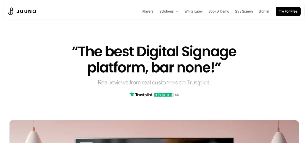 Juuno - Digital Signage Software Tool