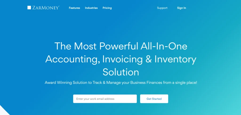 QuickBooks Alternative - ZarMoney