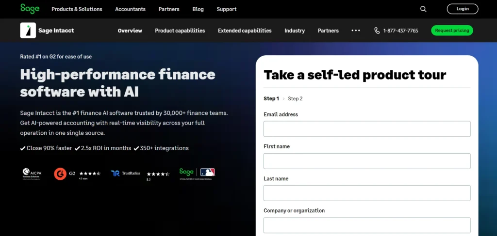 QuickBooks Alternative - Sage Intacct