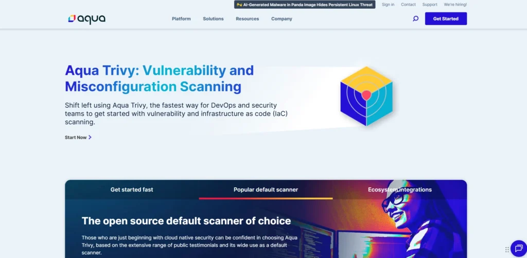  Container Scanning Tools-Aqua Security (Trivy Enterprise)