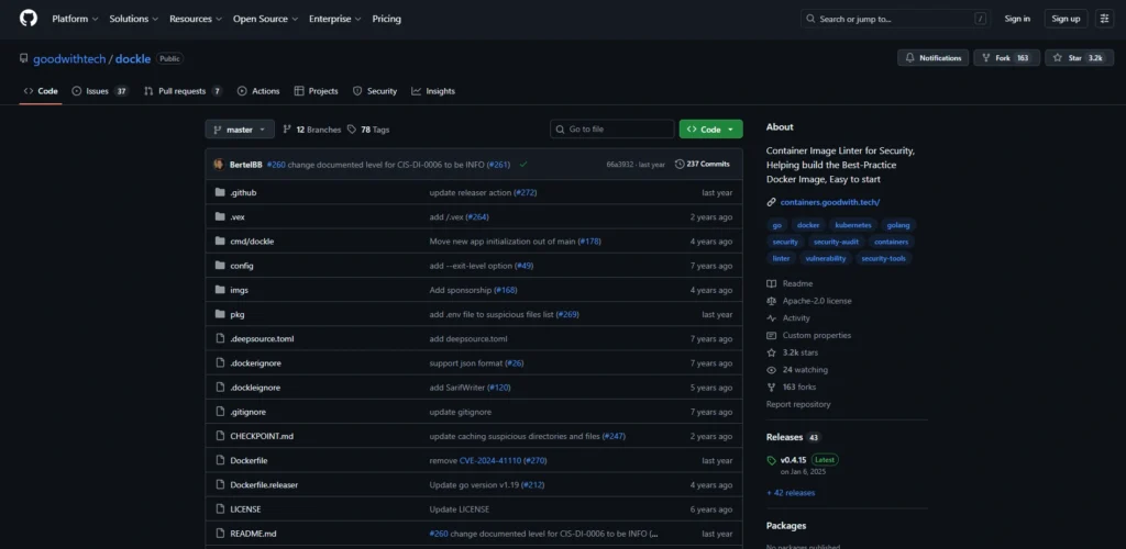  Container Scanning Tools-Dockle​