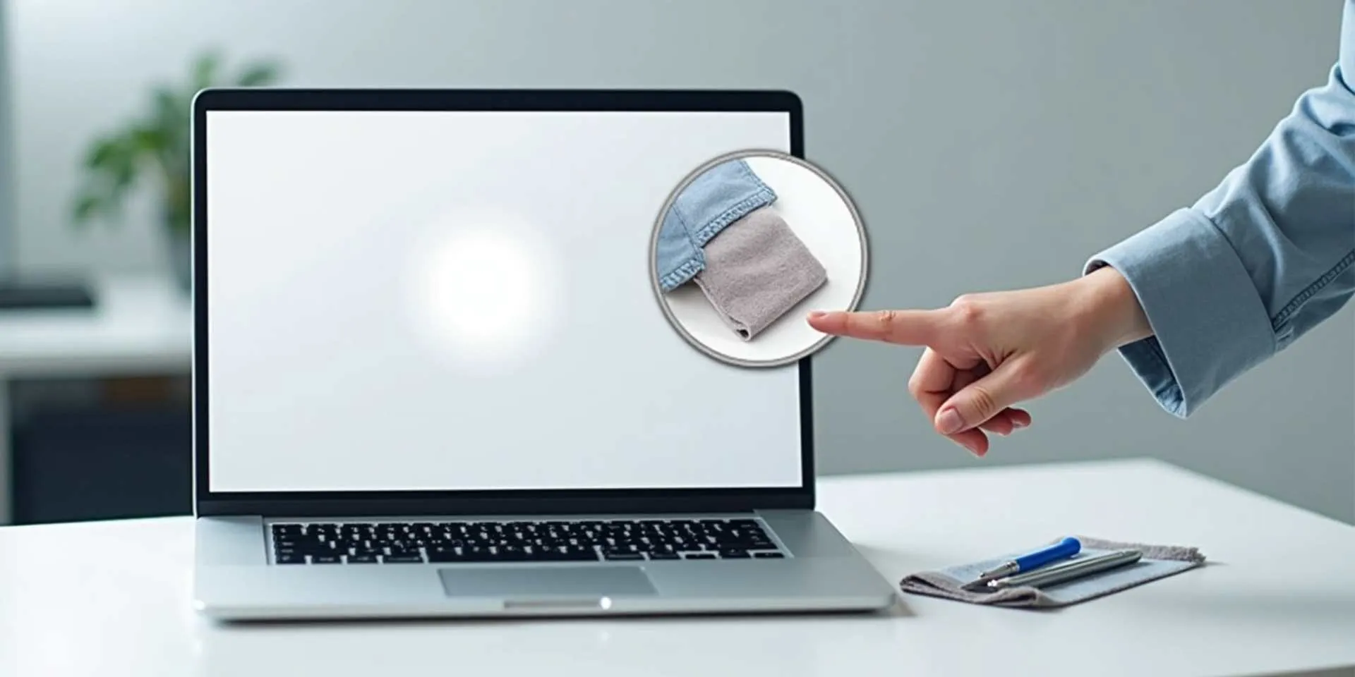 How to Fix White Spot on Laptop Screen
