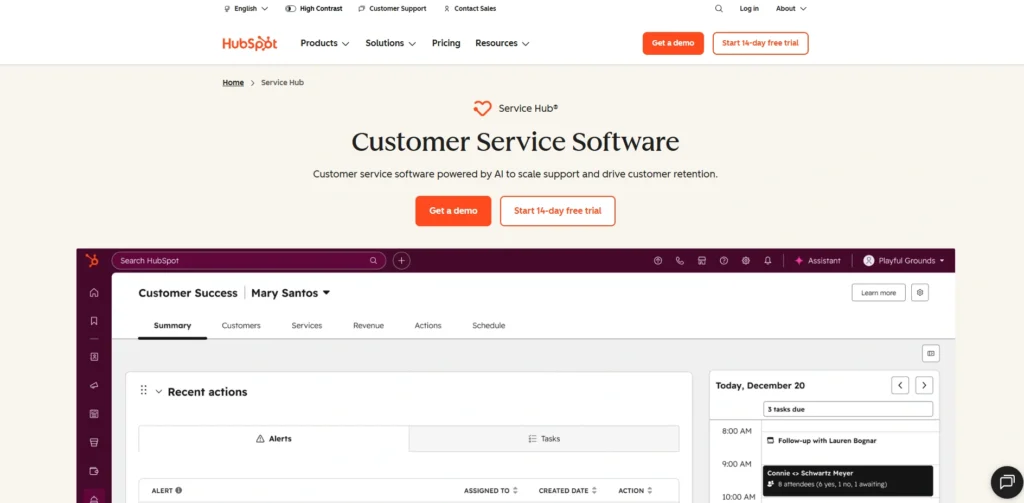 Free Knowledge Base Software-HubSpot Service Hub