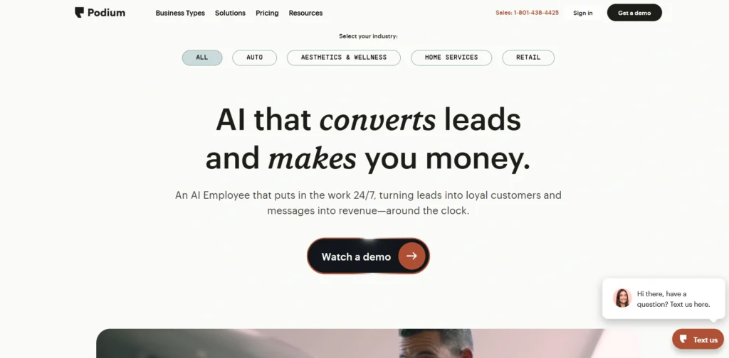 SMS Marketing Software-Podium