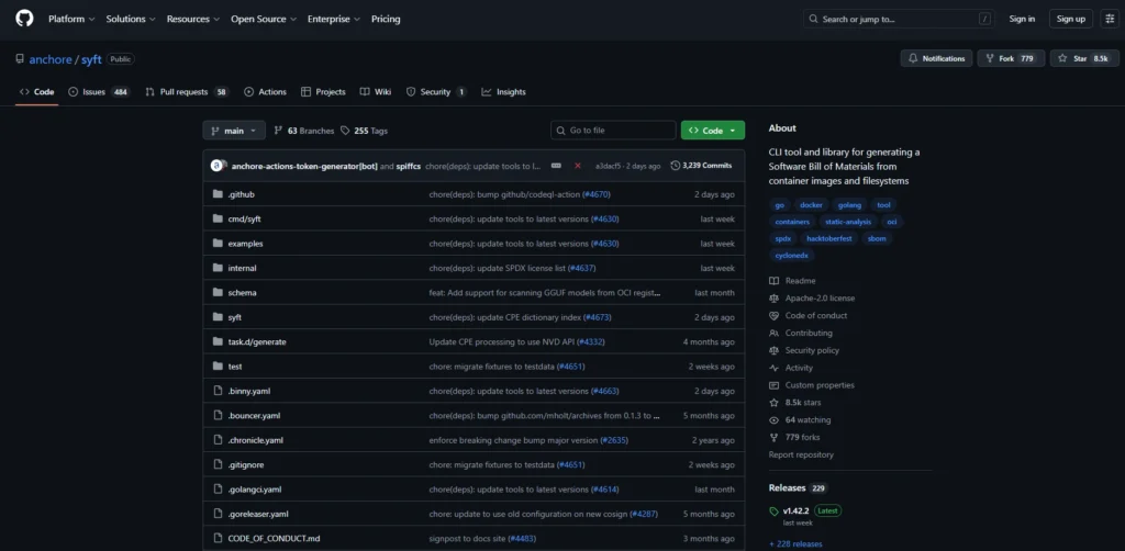  Container Scanning Tools-Syft
