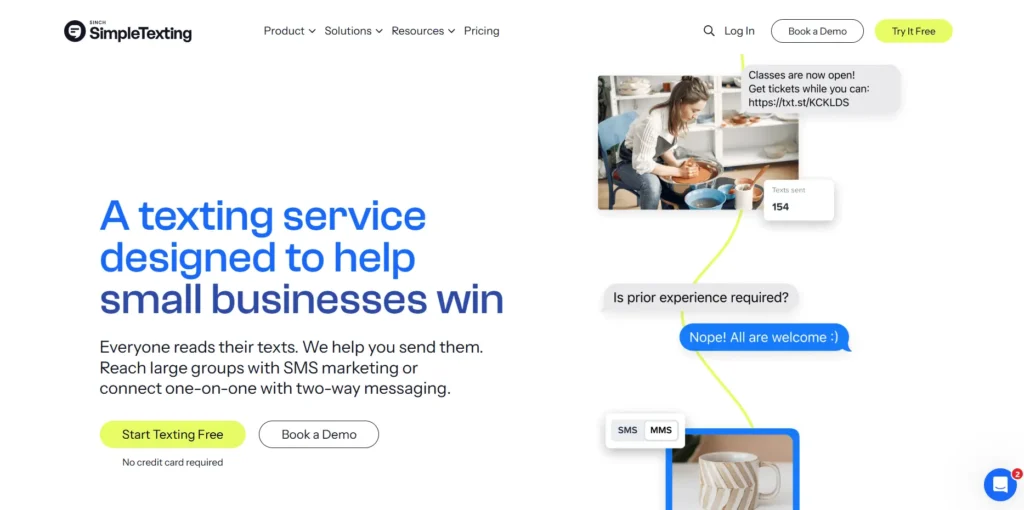 SMS Marketing Software- SimpleTexting