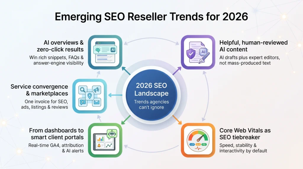 12 Top SEO Reseller Services For Agencies in 2026: White-Label Platforms Compared Emerging trends to watch in 2026