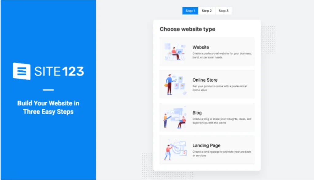 SITE123 - Best Free Website Builders