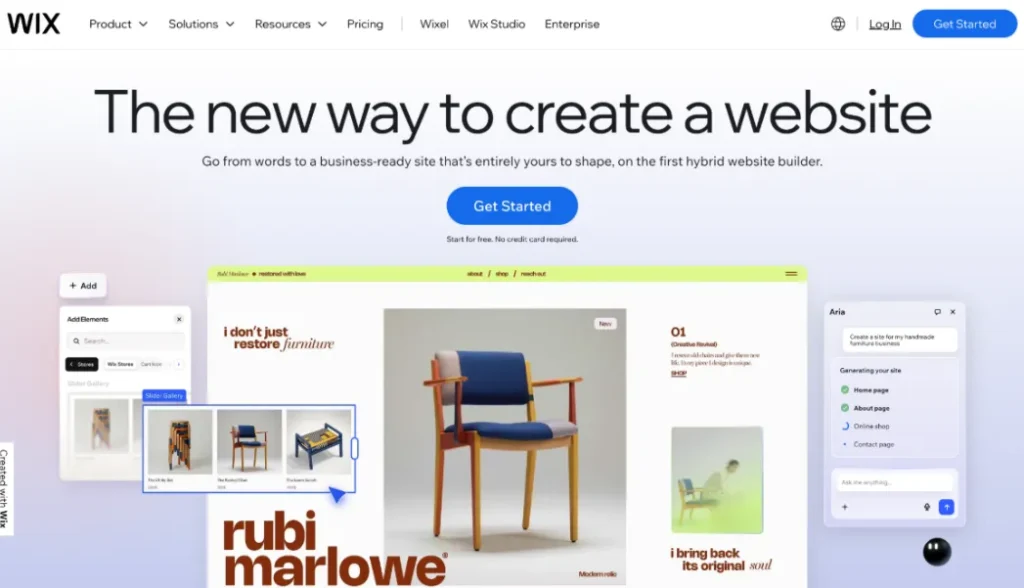 Wix - Best Free Website Builders