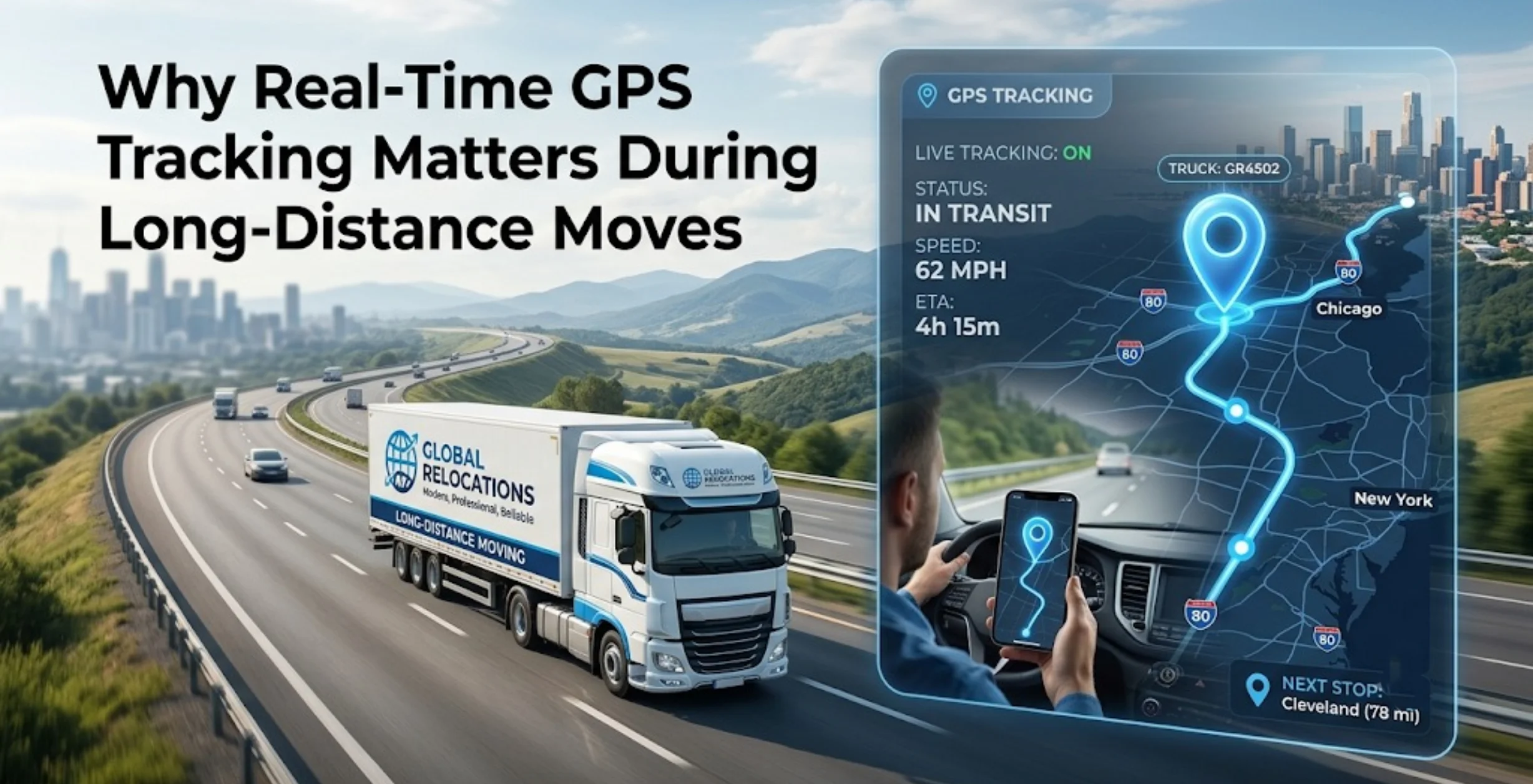 Why Real-Time GPS Tracking Matters During Long-Distance Moves